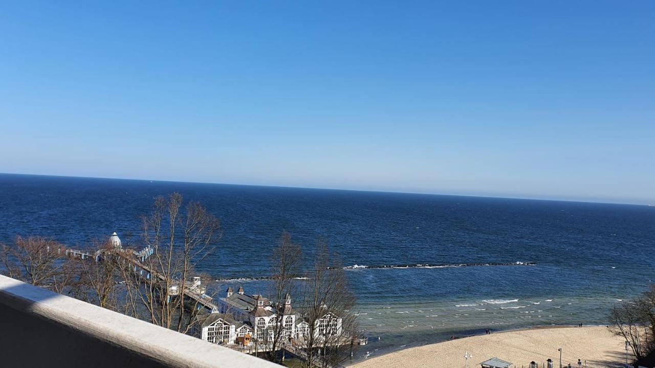 Residenz Seeblick 25 mit Balkon und Meerblick Sellin  Exterior foto