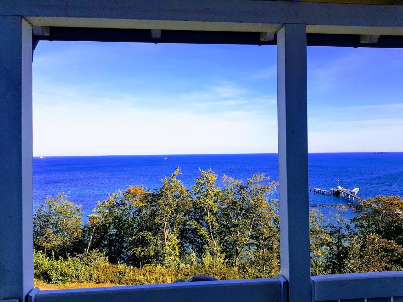 Residenz Seeblick 25 mit Balkon und Meerblick Sellin  Exterior foto